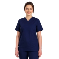 Bluza chirurgiczna bawełna 100% granatowa roz. 4XL